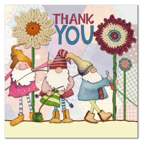 gnome thank you cards